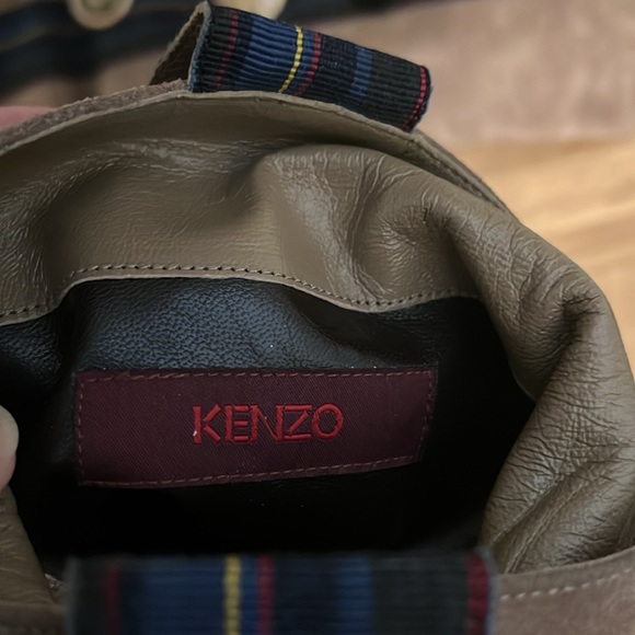 Women’s Designer Kenzo Taupe Suede Knee High Boots Size 6 - Picture 9 of 9